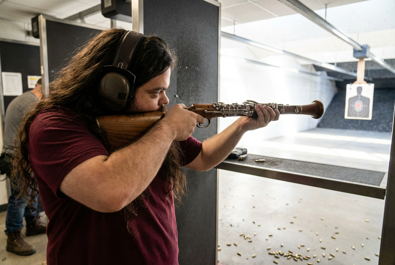 dIArio #12: confunden un clarinete con un rifle